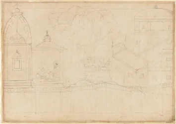 Indrajit tarjoaa: Folio Siege of Lanka -sarjasta, n. 1725.