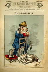 Kansi Nykypäivän miehistä, numero 321, kuvitus Manuel Luque (1854-1919): Saksa Preussi - Bismarck Otto Von, William I