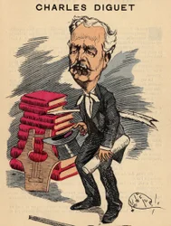 The Men of Todayn kansi, numero 393, kuvitus Manuel Luque (1854-1919): Kirjallisuus, Lyre - Diget Charles (1836-1909)