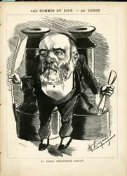 Il·lustració de Manuel Luque (1854-1919) a La Caricature (1880)finès