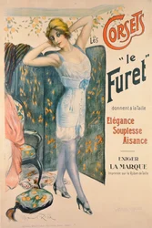 Le Furet -korsettien mainos