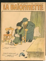 Kansi "" La Baionnette", Satirical en Colors