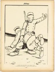 Bajonetti, satiirinen mustavalkoinen