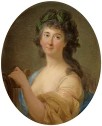 Muotokuva Catherine Gattai Tomatisista muusana