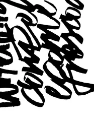 Asemic Writing, 2017 (tussi paperille)