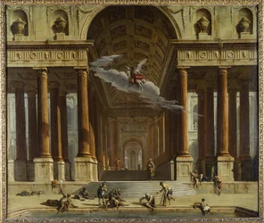 Siloamin allas, n. 1711–1716 (öljy kankaalle)
