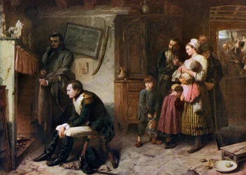 Matkalla Waterloosta Pariisiin, 1863, 1912.