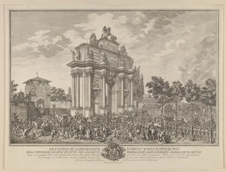 Frantz Stephanin kunnialaji saapuessaan Firenzeen 1739