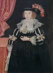 Anne Hale, rouva Hoskins (n. 1609–1651), 1629 (paneeli)
