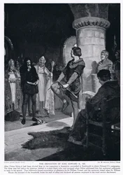 Kuningas Edwrad II:n syrjäyttäminen vuonna 1327 jKr.