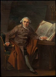 Jean-Jacques Lagrenéen muotokuva 1739-1821, n. 1787.