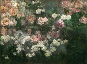 Puutarha toukokuussa 1895.