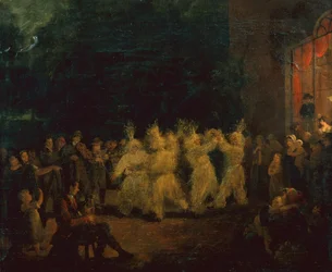 The Harvest Dance Rosanna Co Wicklowissa (öljy)