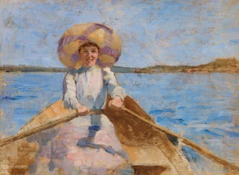 Soutava nainen, luonnos