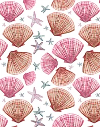 Whitstable Sea Shells, 2020 (vesiväri paperille)