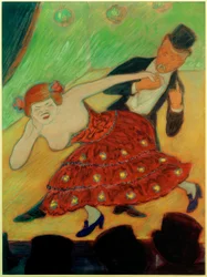 Tanssiva pariskunta