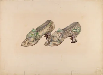 Naisten kengät, c. 1939.
