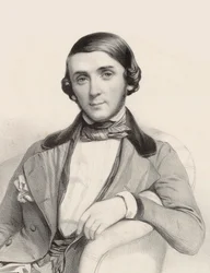 Pianisti ja säveltäjä Jean-Henri Ravinan muotokuva 1818-1906, n. 1845.