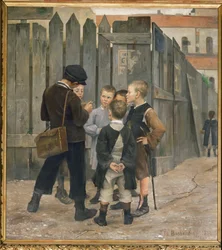 Un meeting (maalaus kankaalle)