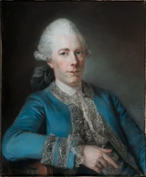 Muotokuva Marie-Joseph Peyrestä} (1730-1785), ranskalainen arkkitehti