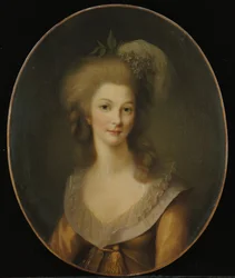 Lamballen prinsessan Marie-Thérèse-Louise de Savoie-Carignanin muotokuva, 1779