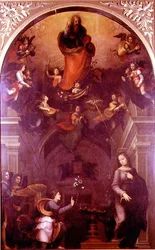 Annunciation (öljy kankaalle)