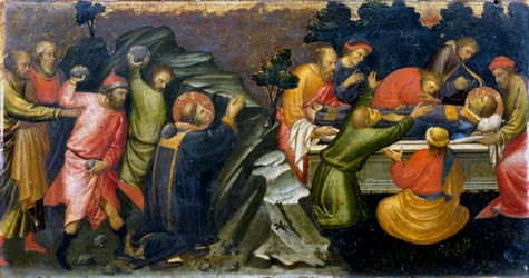 Pyhän Stephenin, ensimmäisen kristityn marttyyri, kivitys ja hautaaminen, c36 c1394-1424