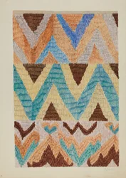 Colcha päiväpeite, n. 1937.