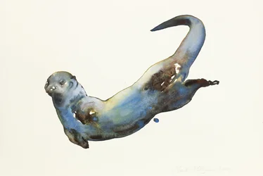 Aqua, 2014, (akvarelli paperille)