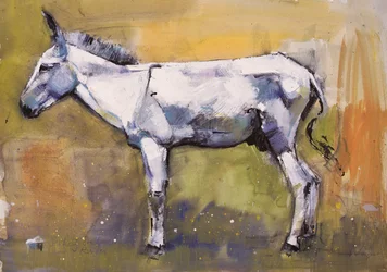 Donkey Stallion, Ronda, 1998 (sekoitettu media paperille)