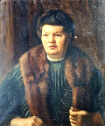 Taiteilijan äiti, n. 1909 (öljy kankaalle)