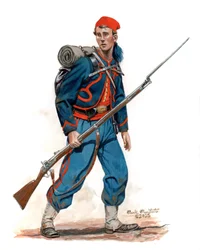New Yorkin 10. jalkaväkirykmentti, National Zouaves, 4. univormu vuodelta 1862, 2025