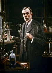 Sir William Ramsay laboratoriossaan