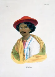 Intiaanimies, 1800-luku