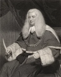 Lordi Lloyd Kenyon, kaivertanut William Holl (1807-71), teoksesta "National Portrait Gallery, osa III", julkaistu noin 1835