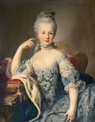 Arkkiherttuatar Marie Antoinette Habsburg-Lothringen (1755-93), 1767-68