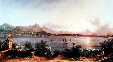 Rio de Janeiron satama (öljy kankaalle)