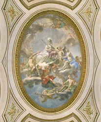La Sapienza, Salone d Onoren tai Sala Napoleonican katto, 1777