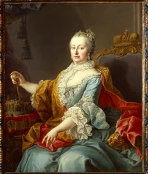 Pyhän Rooman keisarinna Maria Teresan muotokuva