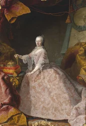 Saksa: Kaiserin Maria Theresia Maria Theresia Itävallan 35-vuotiaana