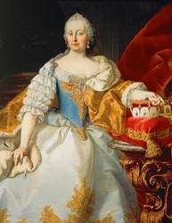 Itävallan keisarinna Maria Theresia ... (maalaus kankaalle)