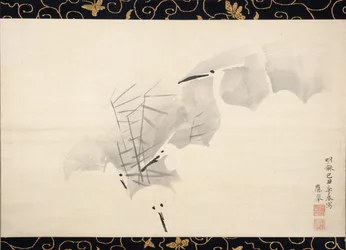 White Herons, 1769.