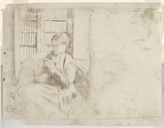 Neulominen kirjastossa verso, n. 1881.