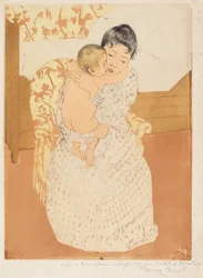 Äidin hyväily, 1890-1891.