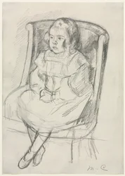 Simone Seated, c. 1903.