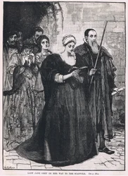 Lady Jane Grey matkalla hirtettäväksi 1554