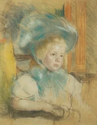 Simone pöyhkeässä hatussa, n. 1903