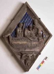 The Last Rites, helpotuslaatta Campanilesta (marmori ja keraaminen)
