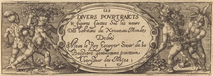 Les divers pourtraicts et figures I (Title Page)