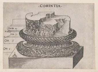 Rooman loiston peili: Korintin pohja, n. 1537, n. 1537